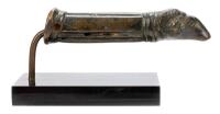 Roman Bronze Rams Head Patera Handle 1st-3rd Century A.D.