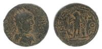 City Coins of Israel. Valerian I. &Atilde;&dagger; 26 mm (16.51 g), AD 253-260. VF