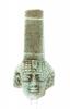 Egyptian Aqua-Green Faience Amulet Fragment Head of Isis, ca 26th Dynasty