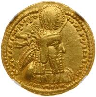 Sasanian Kingdom. Bahram I, AD 273-276. Gold Dinar (7.42g)