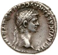 Agrippina Junior, wife of Claudius, AD 49. Silver Denarius (3.48g) Sharpness of