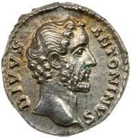 Antoninus Pius, AD 138-161. Silver Denarius (3.39g) Mint State