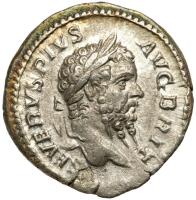 Septimius Severus, AD 193-211. Silver Denarius. (2.79g) VF