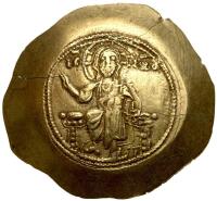 Nicephorus III Botaniates, 1078-1081. Electrum histamenon nomisma (4.40g) XF