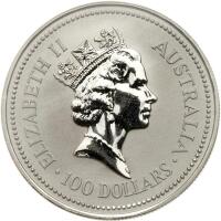 Australia. Platinum 100 Dollars, 1991 Gem Proof