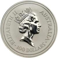 Australia. Platinum 100 Dollars, 1992 Gem Proof