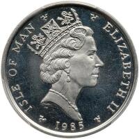 Isle of Man. Noble, 1985-PM PCGS MS67
