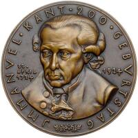 Germany. Cast Bronze Medal, 1924 Unc