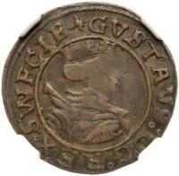 Sweden. 2 Ore, 1544 NGC VF
