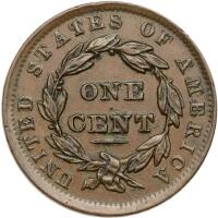 1837 Coronet Head 1C Sharpness of XF