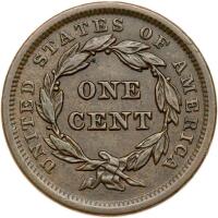 1840 Coronet Head 1C. Lg Date Sharpness of XF