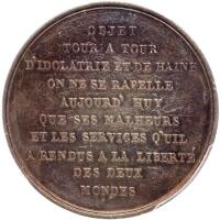 France. Silver Lafayette Medal, 1789 PCGS MS61