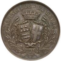 France. Silver Medal, 1855 PCGS Unc