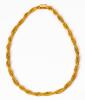 Magnificent 22K Yellow Gold Necklace of Exceptional Quality Totaling Almost 3 Ounces.