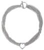 Tiffany & Co. Sterling Silver Multi-Strand Heart Necklace - 2