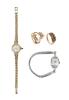 Balance of Jewelry Consignment: 14K Yellow Gold Watch, 14K Yellow Gold and Onyx Ring, Two Rings in 12K Yellow Gold