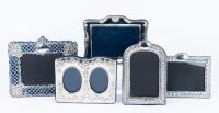 Five Sterling Silver Picture Frames All Hallmarked 925 in Superior Pre-Owned Condition
