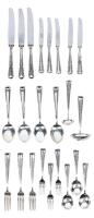 8 Place Sterling Silver Luncheon Set Plata 925 Del Pilar Peru, 1960s in Superior Pre-Owned Condition