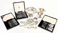 Assorted Sterling Silver and Serving Pieces