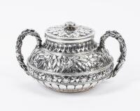 Magnificent Sterling Silver Lidded Jar by J.E. Caldwell of Philadelphia, PA. Early 20th Century