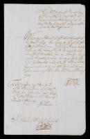 Prince George of Denmark &acirc;&euro;&ldquo; Signed Military Document (1703)