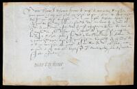 Diane de France, Duchesse d&acirc;&euro;&trade;Angouleme - Document Signed (1564)