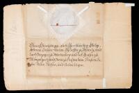 Francis I, Holy Roman Emperor &acirc;&euro;&ldquo; Document with Imperial Seal