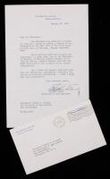 Exceptionally Rare Invitation to a Service of Intercession for Franklin D. Roosevelt Just Prior to the Inauguration.