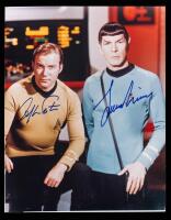William Shatner and Leonard Nimoy Signed Oversized Star Trek Photograph