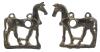 Magnificent Luristan Bronze Horse Bit Panels in the Form of Elegant and Graceful Horses, 8th-7th Century BC - 2