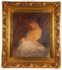 Freer, Frederick Warren. "Nursing Mother" (Original Oil on Canvas) - 2