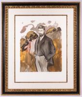 Pablo Picasso. Portrait d'Un Homme Debout avec Barbiche, Estate Collection of Marina Picasso