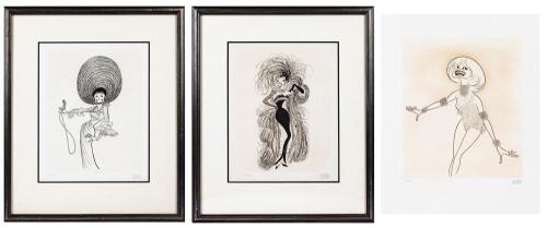 Hirschfeld, Al. Lena Horne, Josephine Baker, and Carol Channing in Lorelei
