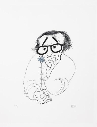 Hirschfeld, Al. Woody Allen (Color)