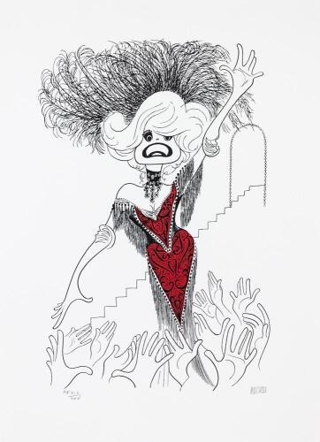 Hirschfeld, Al. Carol Channing in Hello, Dolly!