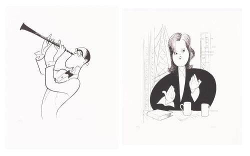 Hirschfeld, Al. Benny Goodman and Rosie O&acirc;&euro;&trade;Donnell