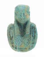 Pharaonic, Blue Faience Amulet, Egyptian, 1st Millennium B.C. in Very Fine Condition