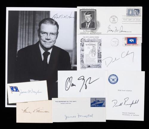 Political and Military Leadership of the United States - 72 Signed Items