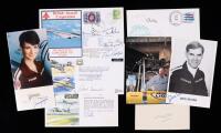 British and Foreign Test Pilots and Aviation Record Setters - 94 Signed Covers, Photos, and Documents