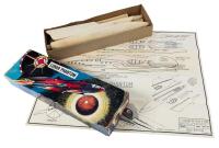 Lunar Phantom Rocket Model Kit with Original Box and Plans