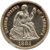 1884 10&Acirc;&cent; Seated Liberty NGC PF65 Cameo - 2