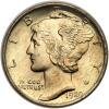 1920 Mercury 10C PCGS MS64 FB - 2