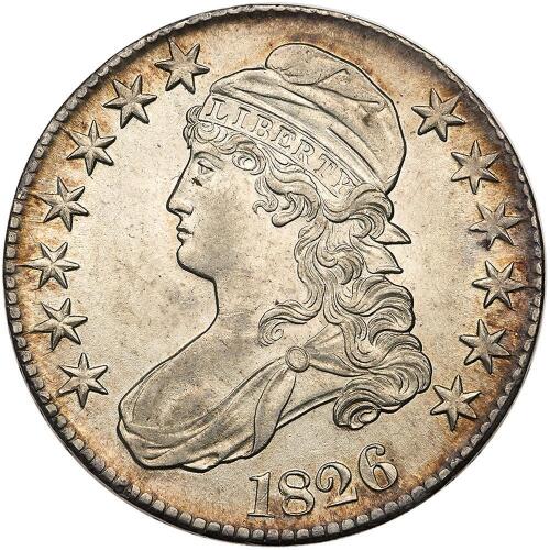 1826 Bust 50C MS63