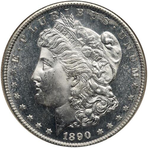1890-S Morgan $1 NGC MS65 PL