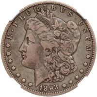 1893-O Morgan $1 NGC VF20