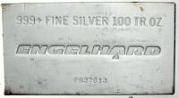 999+ Fine Silver 100 Troy Oz Engelhard Silver Bar