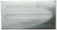 999+ Fine Silver 100 Troy Oz Engelhard Silver Bar