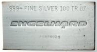 999+ Fine Silver 100 Troy Oz Engelhard Silver Bar