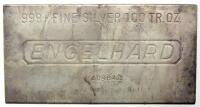 999+ Fine Silver 100 Troy Oz Engelhard Silver Bar