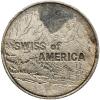 A Two Ounce .999 Fine Silver Round Made By Swiss Of America Unc